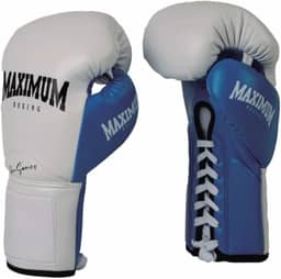 Par Luva Profissional Couro Muay Thai Kickboxing Maximum