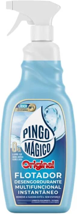 Pingo Mágico Limpa Box E Vidros Flotador Multiuso 500ml
