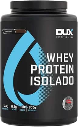 Whey Protein Isolado Chocolate Pote 900g – Contribui para os Resultados e Auxilia a Recuperação Muscular – Dux Human Health