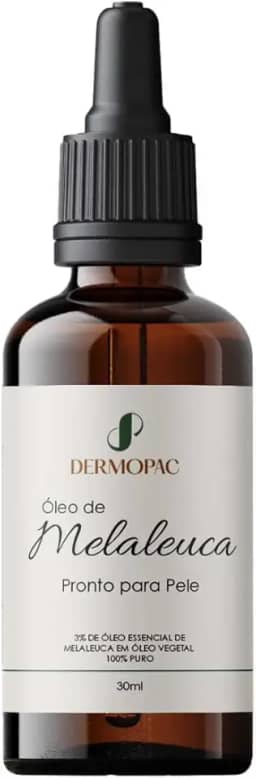 Óleo de Melaleuca (Tea Tree) Dermopac Pronto para Pele, 30ml
