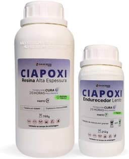 Resina Epóxi Ciapoxi Alta Espessura 1kg