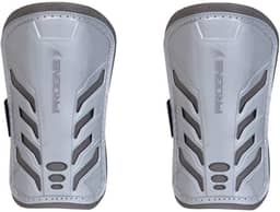 Caneleira Futebol Futsal Society Baby Sem Tornozeleira - Cinza Prata - Par