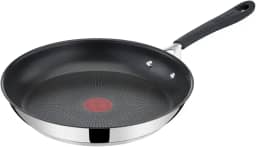 Frigideira Tefal Jamie Oliver 24cm, Inox, com Fundo de Indução, Revestimento Titanium e Thermo Sinal
