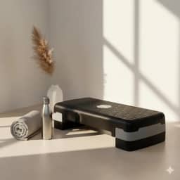 Step Academia Exercícios Funcional Ajustável Treino Fitness Ginastica 2 Niveis Polietileno