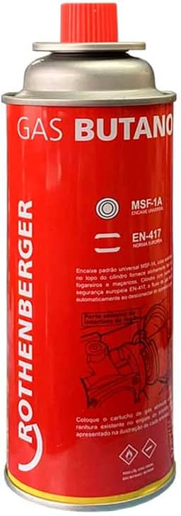Gás Butano Para Maçarico Fogareiro Camping 220g Rothenberger