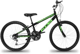 Bicicleta KOG Bikes Aluminio Aro 24 Infantil Masculina 18 Marchas Frio V-Brake