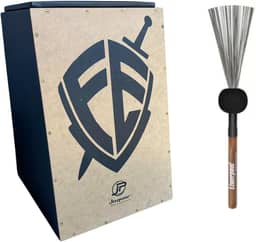 Cajon Eletrico Jaguar CJ1000 K2 PB 018 EQ Fé Xlr e baqueta vassourinha Kit