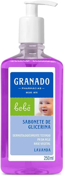 Granado Sabonete Líquido Bebê Glicerinado, Lavanda, 250ml