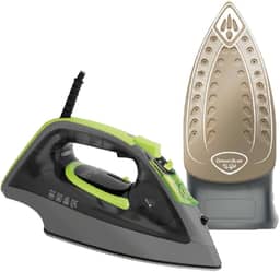 Ferro a Vapor Arno Smartgliss com Base Cerâmica, Tecnologia Smart, Desligamento Automático e Modo Economia de Energia, 1520W, Verde e Cinza, FSC1 110V