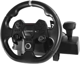 Warrior- JS090 Artaxes Volante Gamer com Force Feedback e Pedal