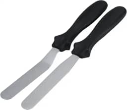 Tuut, Linha Confeitaria, Jogo De Espátulas Reta e Curva para Confeitaria em Inox, 23cm