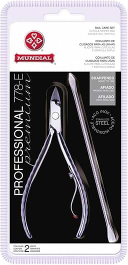 Mundial Alicate Cutícula Inox S/A Prateado