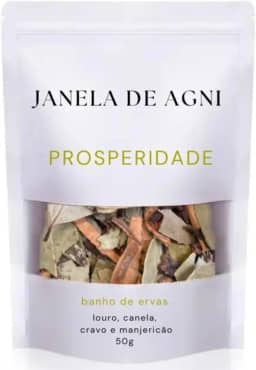 Banho de ervas Prosperidade 50g Janela de Agni