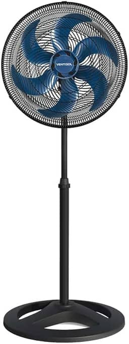 Ventisol Ventilador de Coluna Oscilante, Turbo 6 Pás Premium, Azul, 50cm, 127V