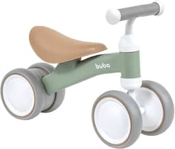Bicicleta De Equilibrio Buba, Verde, 4 Rodas