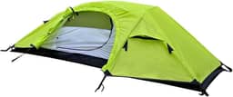 NAUTIKA, Barraca de camping individual Modelo WIndy com capacidade para 1 pessoa. Coluna d’água de 2.500mm. Modelo Bivaque de Fácil Montagem Super Leve. Verde Neon e Preto