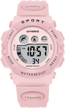 Relógio infantil digital esportivo para meninos e meninas ao ar livre multifuncional cronógrafo à prova d'água despertador calendário relógios de pulso para crianças