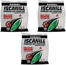 3 Pacotes Iscanill Isca Granulada Para Formigas Cortadeiras Formicida kelldrin 10x50g (1,5kg)