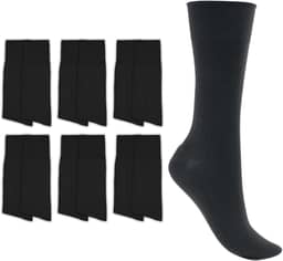 Kit 06 Pares Meia Social Trifil Lisa 100% Poliamida Masculino Adulto