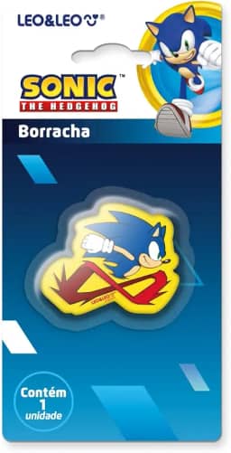 BORRACHA SONIC BLISTER C/1 UND. - 4 PERSONAGENS SORTIDOS LEO&LEO