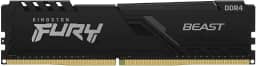 MEMÓRIA KINGSTON FURY BEAST DIMM DDR4 8GB 3200 MHZ KF432C16BB/8 1,35V 1Rx* 288 pinos Desktop Gamer