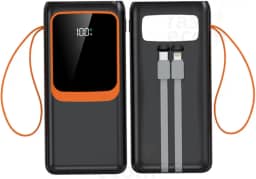 Power Bank 50000mah Com Display Carga Rápida 22.5w Portátil (PRETO)