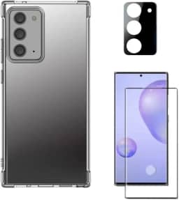 Capa Capinha Transparente para Samsung Galaxy Note 20 + Película 9D + Película Câmera - (C7ARMOR)