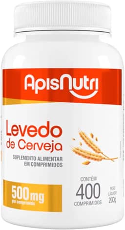 Levedo de Cerveja - 400 Comprimidos - Apisnutri, Apisnutri
