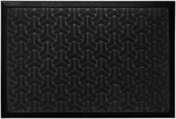 Tapete De Entrada Capacho Waterkap Residencial 60Cm X 40Cm Cor:Preto