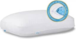 Z Pass Sleep Travesseiro Regulável Nasa Blue Snow Espuma viscoelástica D50 Toque extra macio para fronhas 50x70cm - Branco