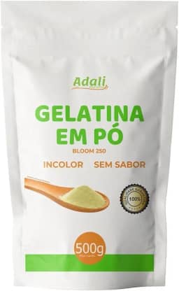 Gelatina em pó Adali 500g - Sem sabor