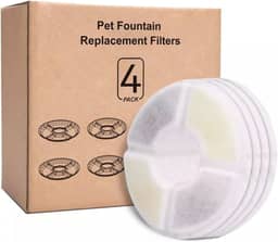 Kit 4 Refil Filtro Bebedouro Fonte De Água Pet Cães Gatos