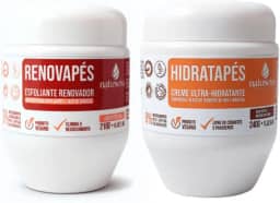 Esfoliante para os pés Renovapés 210g + Hidratante hidratapés 210g Natuseiva