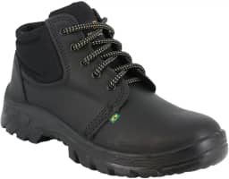 BOTA DE SEGURANÇA ECOSAFETY PS139-AP BICO DE PVC COURO LATEGO PRETO C.A 40677 Tamanho:41