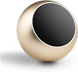 Caixa de Som Bolinha Bluetooth Super Potente Mini, sem fio, Tws Mini Speaker Amplificada, Premium (GOLD)