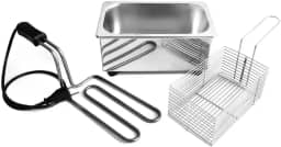 Fritadeira Elétrica à Óleo 1 Litro Inox Salgados Pastel(220V)