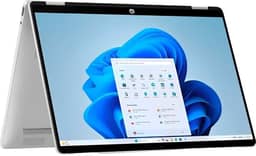 HP Notebook OmniBook 5 Flip 2 em 1, tela sensível ao toque 2K de 14 polegadas, Intel Core 5 120U, 8 GB de RAM, SSD de 512 GB, placa de vídeo Intel, teclado retroiluminado, Windows 11 Home, Glacier