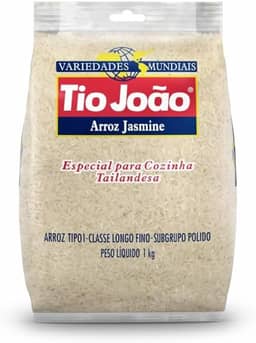 Tio João Arroz Jasmine Variedades Mundiais - 1Kg