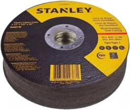 Kit Com 25 Discos Para Esmerilhadeira De Corte Fino Inox/Metal 4.1/2x 1,0x7/8 Stanley