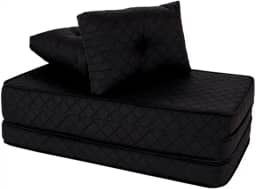 Puff Colchonete Dobrável/Sofa 3 em 1 Espuma D33 + Travesseiro Casal BF Colchões