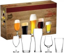 Conjunto 5 Copos de Cervejas Especiais Nadir