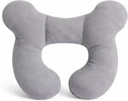 Almofada De Viagem Infantil Segura Cabeça Pescoço Criança (CINZA)