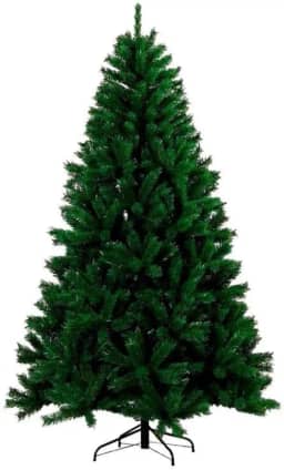 Árvore de Natal 1,80cm Pinheiro Luxo 700 Galhos Cheia Resistente Pinheiro De Natal Tradicional Verde Ideal Para Sala Loja Escritório Linha Super Premium