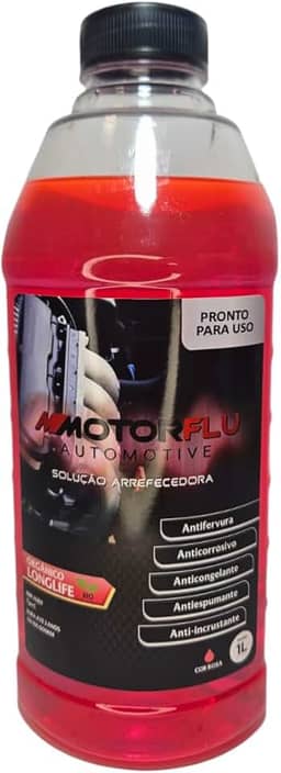 Aditivo Pronto Uso Motorflu OAT Tipo C para Radiador, Tecnologia Orgânica Long Life, Anticorrosivo, Antifervura e Anticongelante – Proteção para Carros e Caminhões