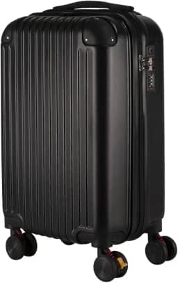 Mala de Bordo em ABS Com 4 Rodas 360 - Roncalli Manaus (Preta)