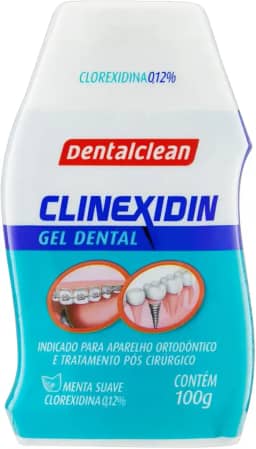 Dentalclean Gel Dental Clinexidin 100g com Clorexidina 0,12%