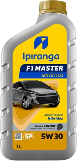 Óleo Lubrificante do Motor Ipiranga 5W30 F1 Master Sintético SP - 1L