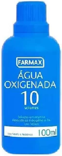 Agua Oxigenada 10% Vol, Transparente, Farmax, 100 ml