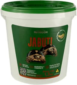 Nutricon Jabuti 1,2kg – Alimento Extrusado com Fibras e Aroma de Banana para Tartarugas Terrestres Adultas