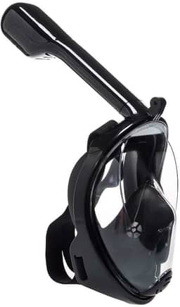 Máscara Mergulho Livre Snorkeling Full Face para GoPro Tamanho L/XL Cor Preto